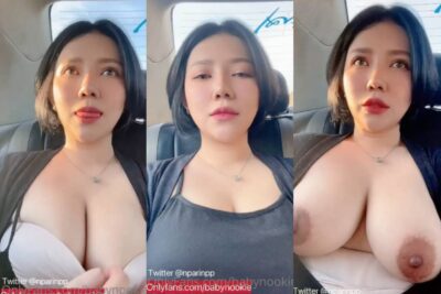 คลิปโป๊ONLYFAN น้องนุ๊ก BABYNOOKIE แก้ผ้าโชว์นมใหญ่ๆ เบาะหลังรถแท็กซี่ ควักนมโตๆออกมาไม่เกรงใจคนขับเลย สงสัยอยากโดนเย็ดหี