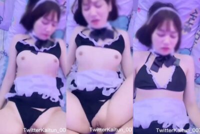 หลุดONLYFANS น้องไข่ตุ๋น KAITUN07 สาววัยรุ่นผมสั้น โดนเย็ดสดในชุดคอสเพล ผิวอย่างขาว โดนเย็ดครางเสียวได้อารมณ์มาก